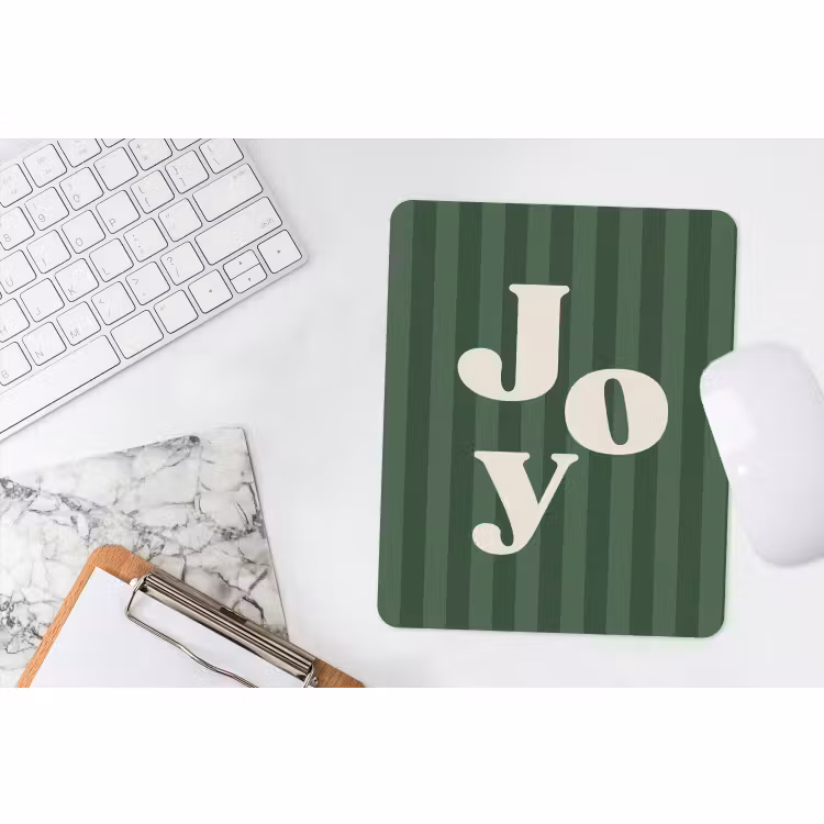 Muismat - Joy - Kerst - Tekst - Groen — 4