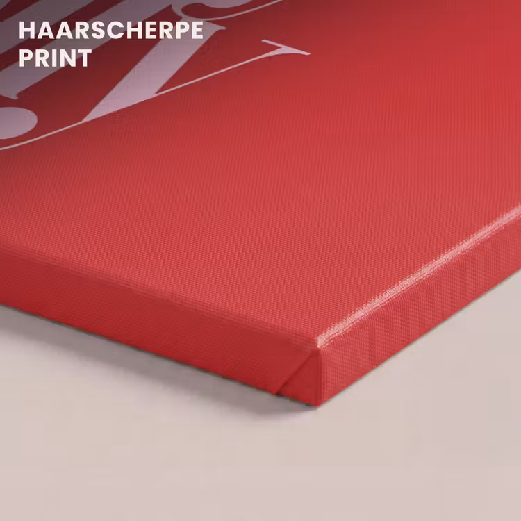 Canvas schilderij - Kerst - Roze - Rood - Tekst — 5