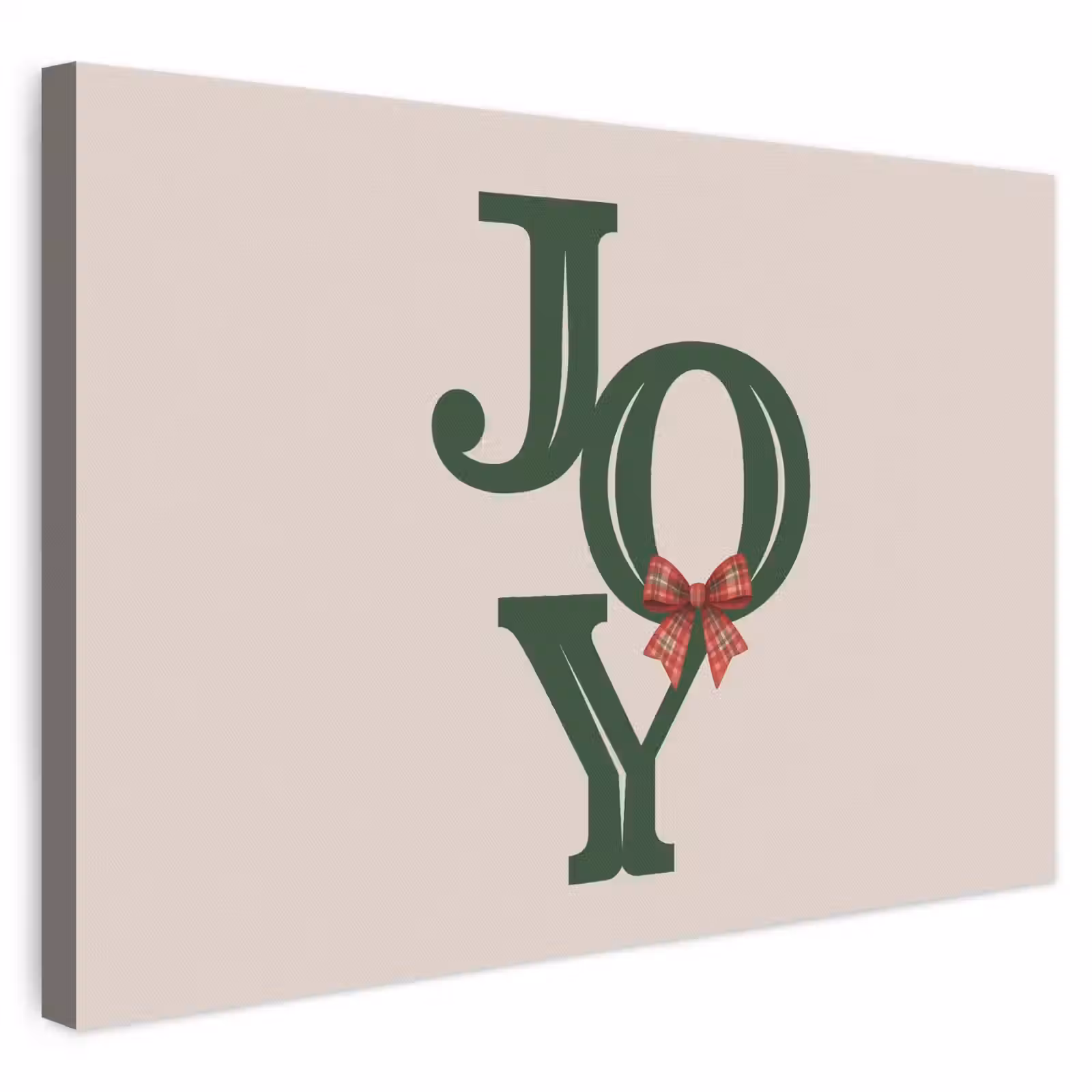 Canvas schilderij - Tekst - Kerst - Groen — 1