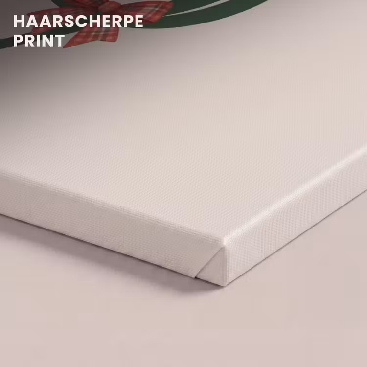 Canvas schilderij - Tekst - Kerst - Groen — 5