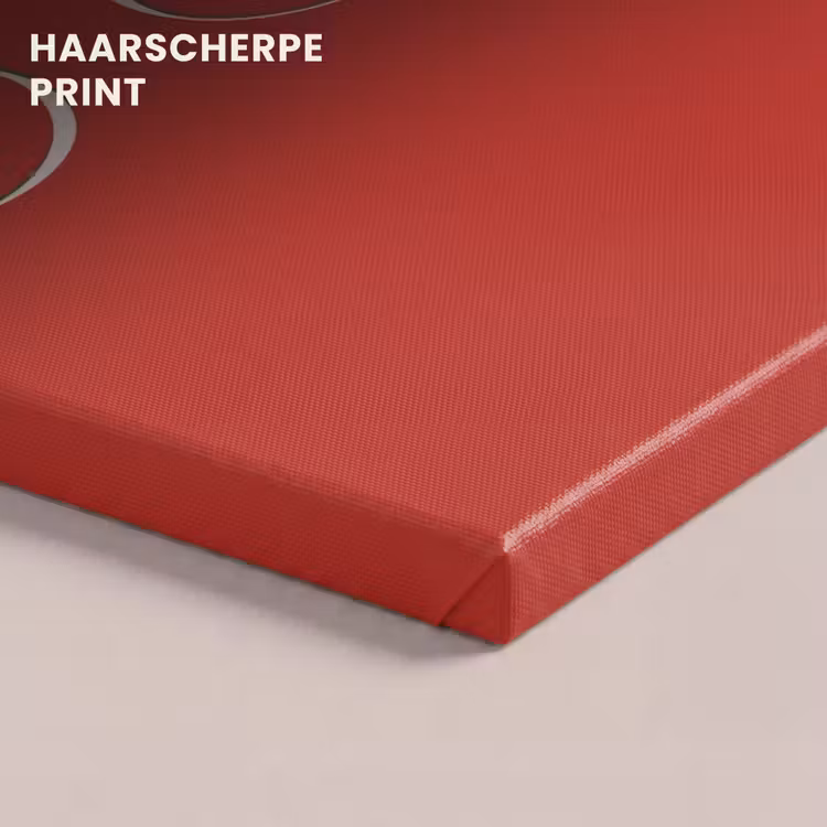 Canvas schilderij - Tekst - Kerst - Modern - Rood — 5