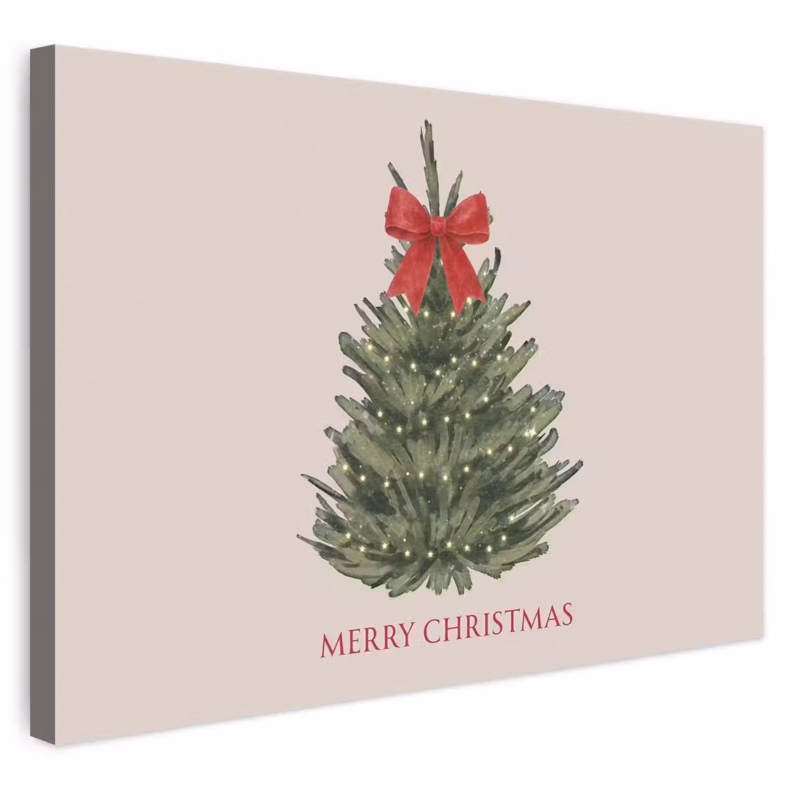 Canvas schilderij - Tekst - Kerst - Kerstboom — 1