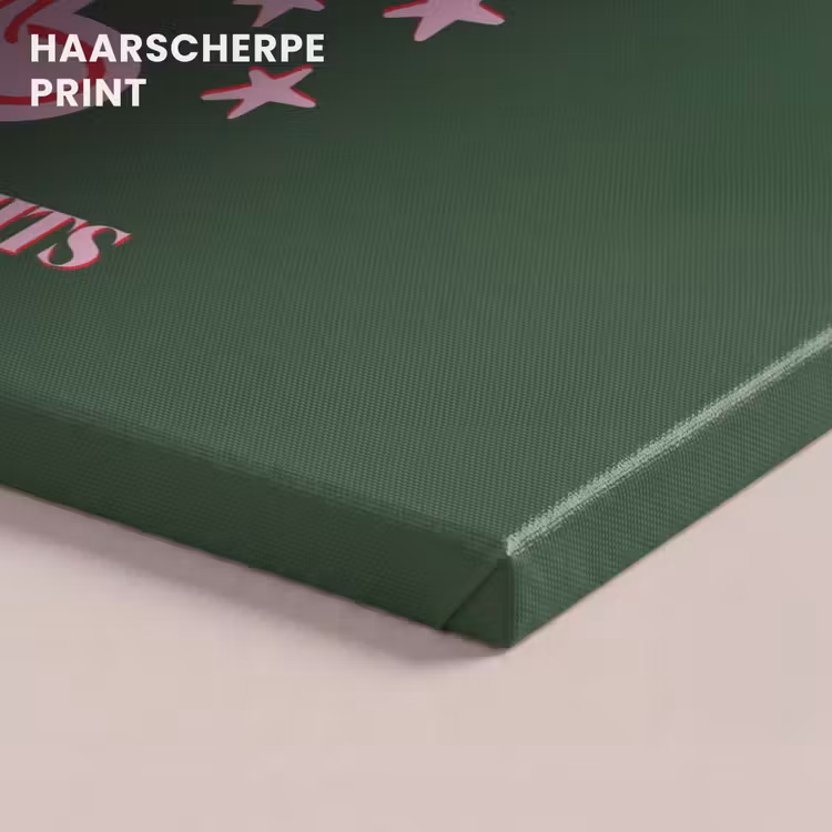Canvas schilderij - Cocktail - Kerst - Roze - Groen — 5