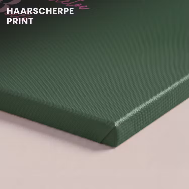 Canvas schilderij - December - Tekst - Kerst - Groen — 5