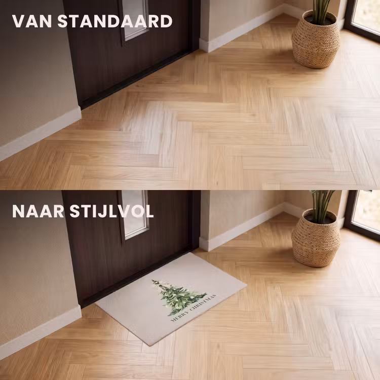 Deurmat - Kerst - Kerstboom - Tekst — 3