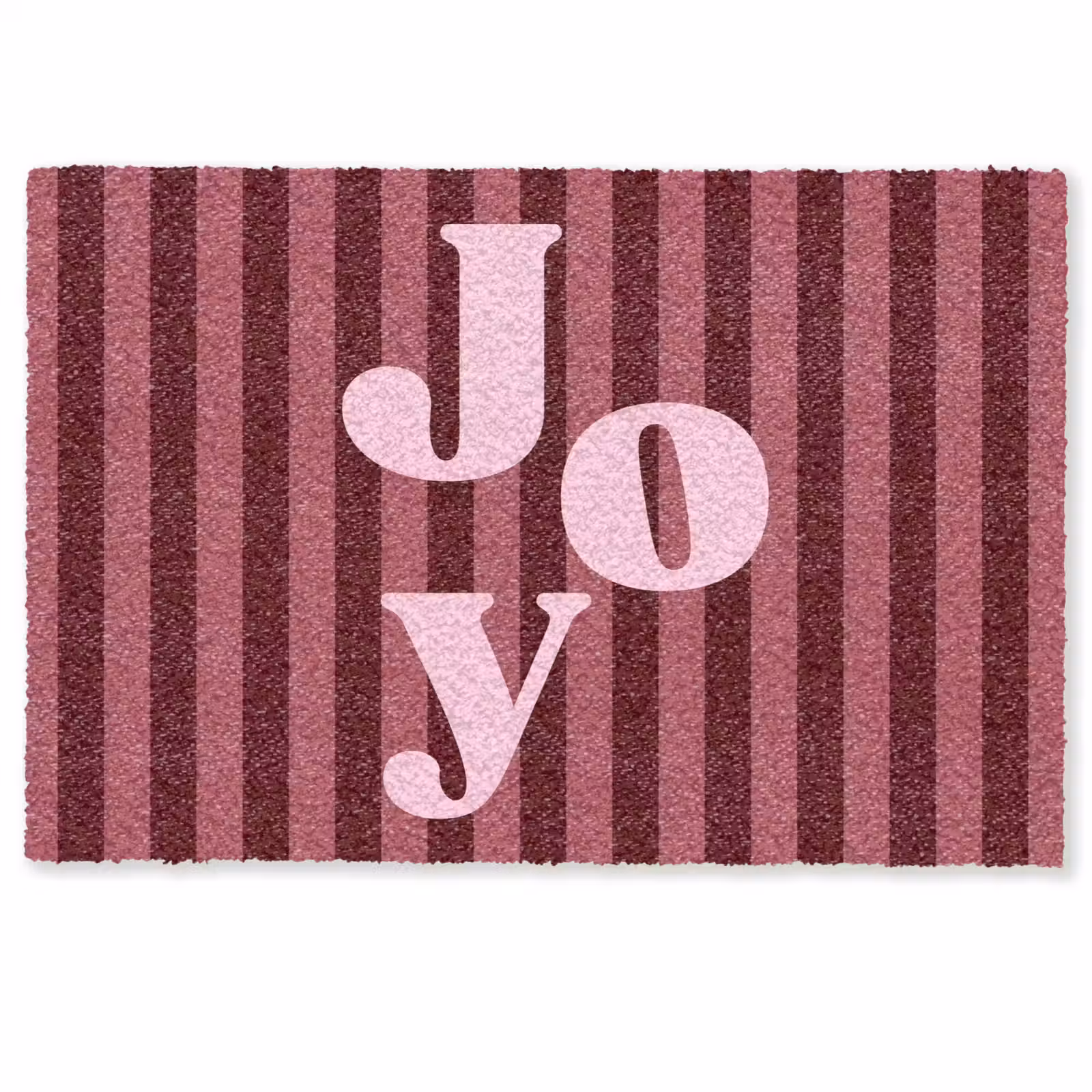 Deurmat - Joy - Kerst - Tekst - Roze — 1