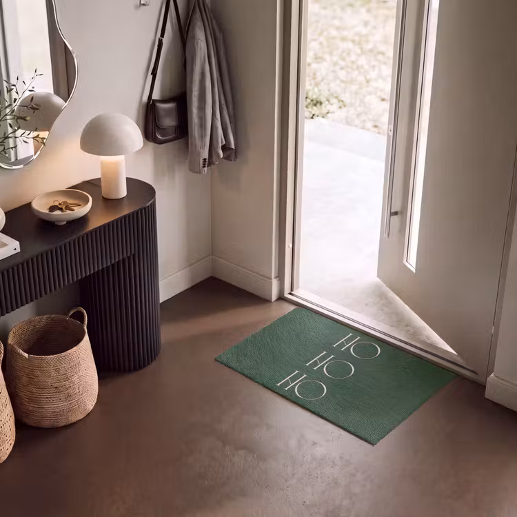 Deurmat - Tekst - Kerst - Modern - Groen — 8