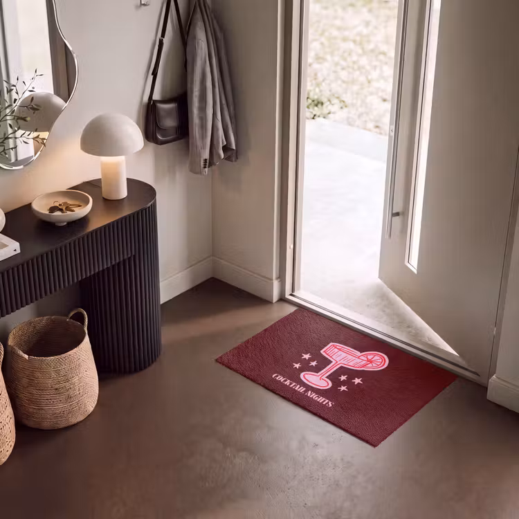 Deurmat - Cocktail - Kerst - Burgundy - Roze — 8