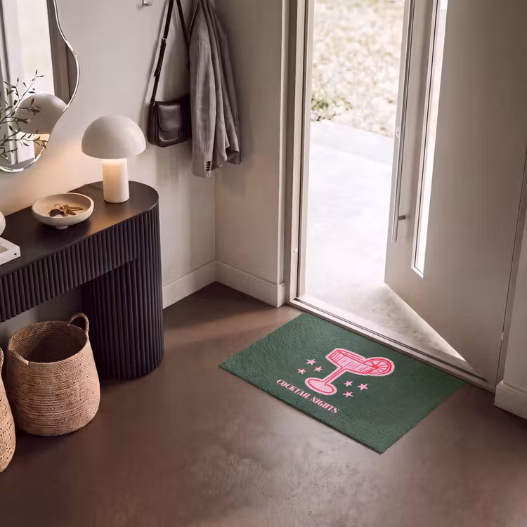 Deurmat - Cocktail - Kerst - Roze - Groen — 8