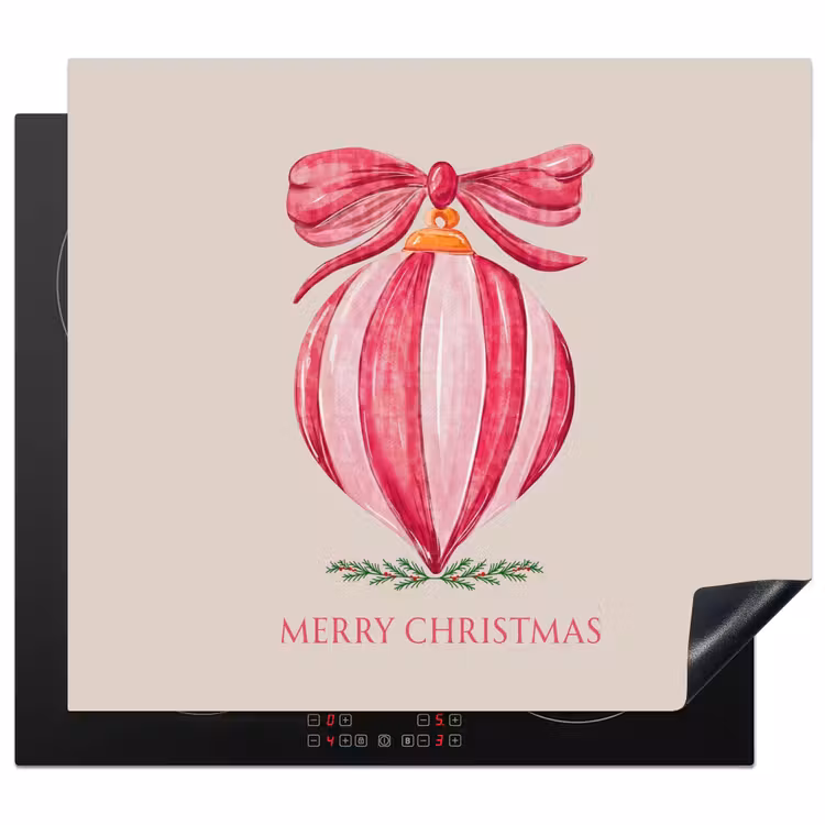 Inductie beschermer - Kerst - Kerstbal - Tekst — 1