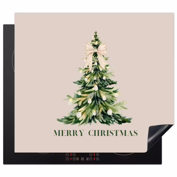 Inductie beschermer - Kerst - Kerstboom - Tekst — 1