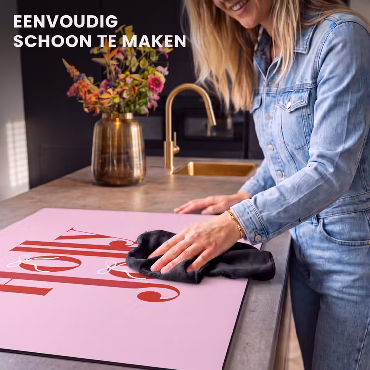 Inductie beschermer - Kerst - Tekst - Rood - Roze — 6