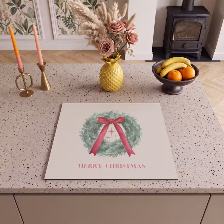 Inductie beschermer - Winter - Kerst - Tekst — 2
