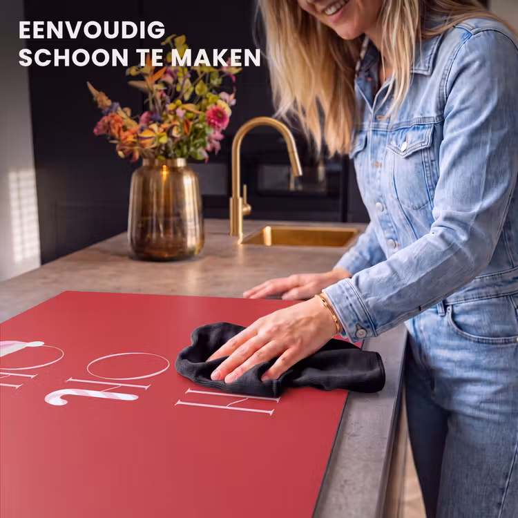 Inductie beschermer - Kerst - Tekst - illustratie - Rood — 6