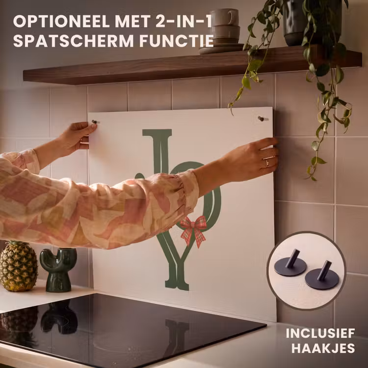 Inductie beschermer - Tekst - Kerst - Groen — 10