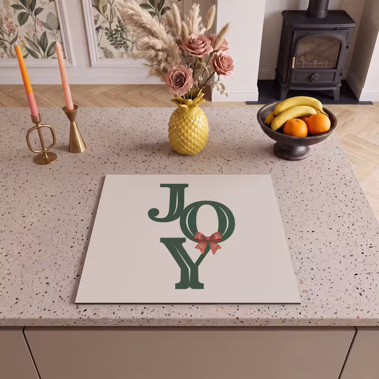 Inductie beschermer - Tekst - Kerst - Groen — 2