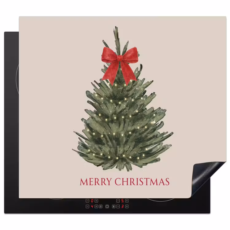 Inductie beschermer - Tekst - Kerst - Kerstboom — 1