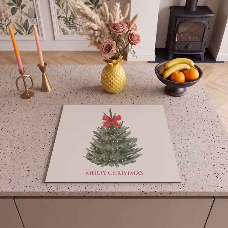 Inductie beschermer - Tekst - Kerst - Kerstboom — 2