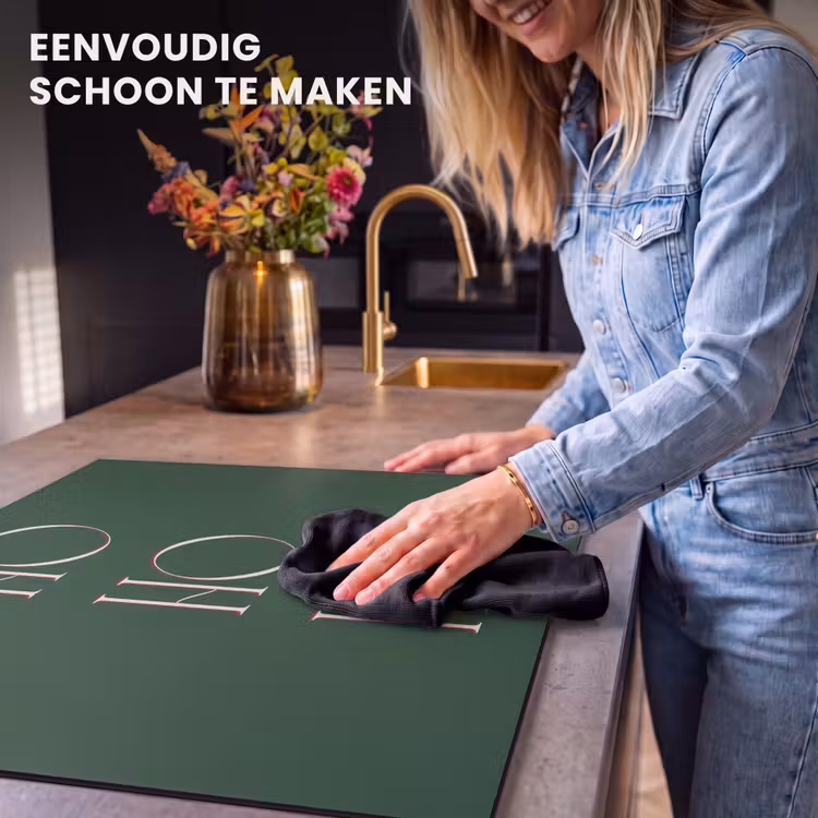 Inductie beschermer - Tekst - Kerst - Modern - Groen — 6