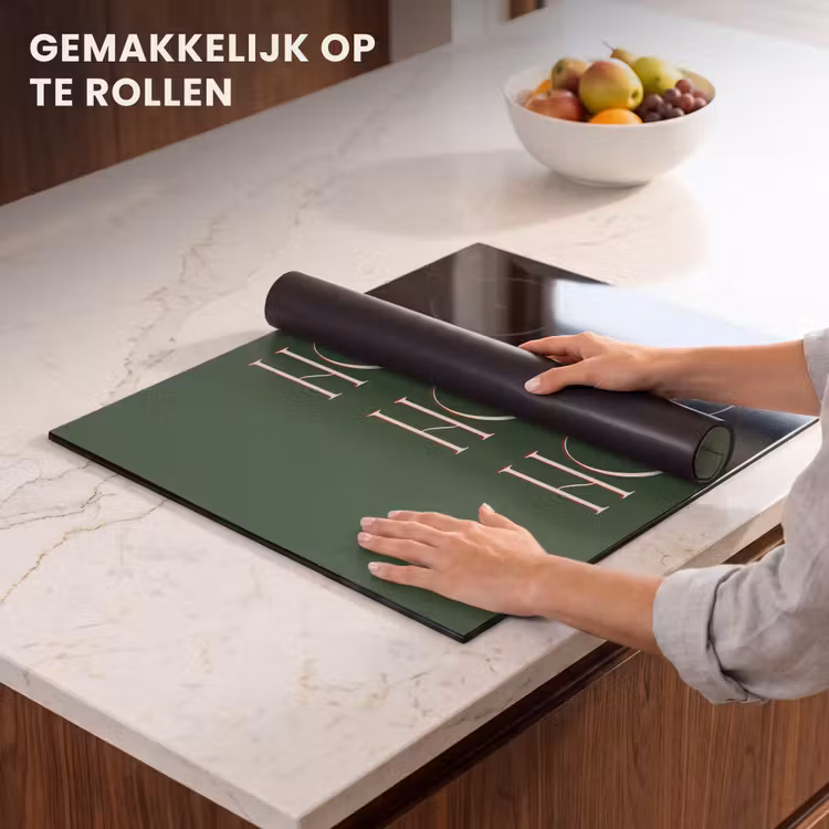 Inductie beschermer - Tekst - Kerst - Modern - Groen — 7