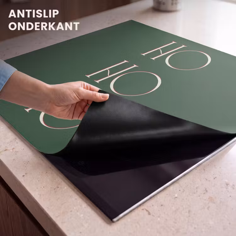 Inductie beschermer - Tekst - Kerst - Modern - Groen — 9