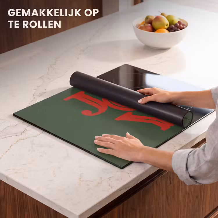 Inductie beschermer - Tekst - Kerst - Rood — 7