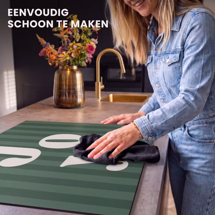 Inductie beschermer - Joy - Kerst - Tekst - Groen — 6
