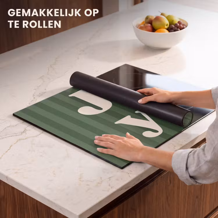 Inductie beschermer - Joy - Kerst - Tekst - Groen — 7