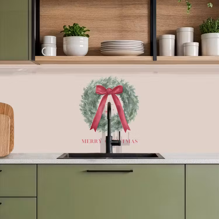 Keuken achterwand - Winter - Kerst - Tekst — 5