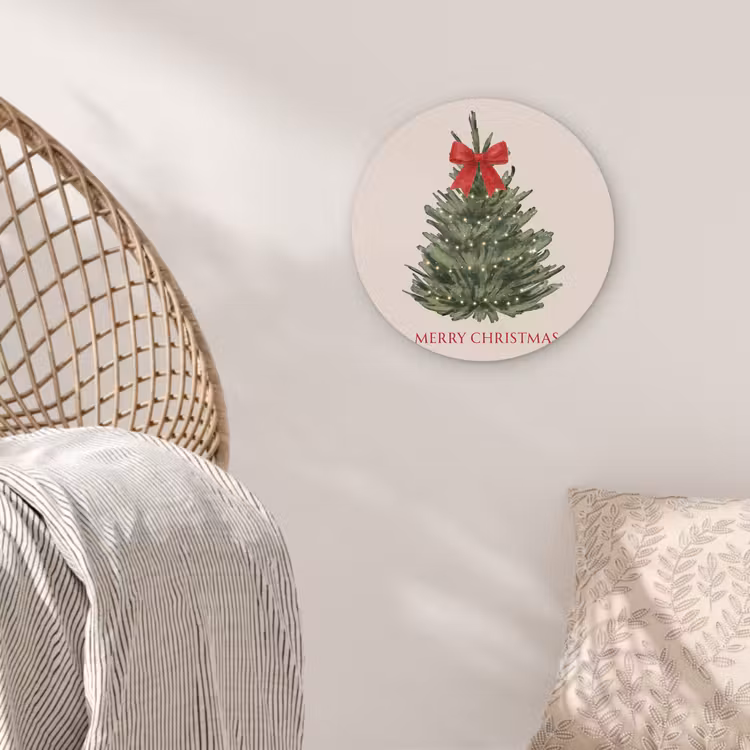 Muurcirkel - Tekst - Kerst - Kerstboom — 5