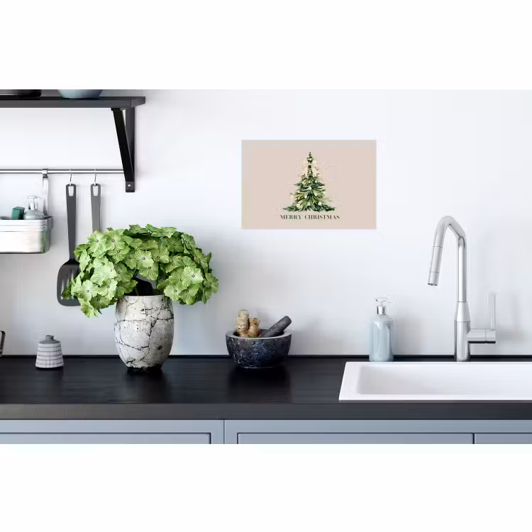 Muursticker - Kerst - Kerstboom - Tekst — 2