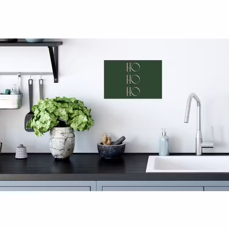 Muursticker - Tekst - Kerst - Modern - Groen — 2