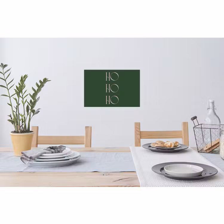 Muursticker - Tekst - Kerst - Modern - Groen — 3