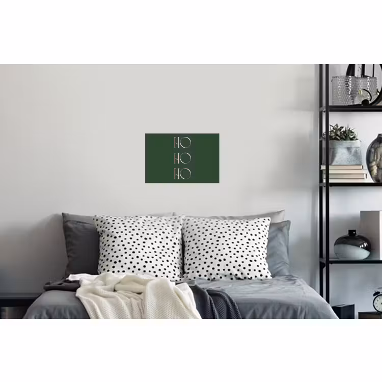 Muursticker - Tekst - Kerst - Modern - Groen — 5