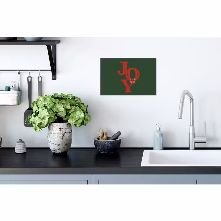 Muursticker - Tekst - Kerst - Rood — 2