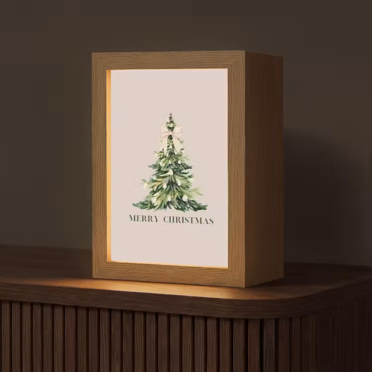 Gepersonaliseerde Lightbox - Kerst - Kerstboom - Tekst — 1