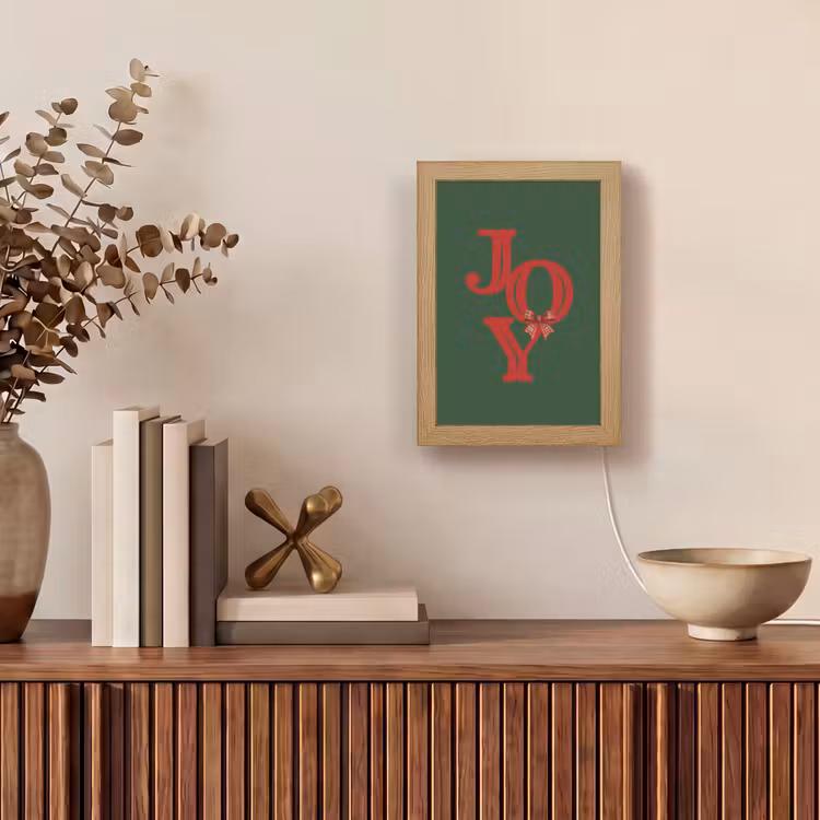 Gepersonaliseerde Lightbox - Tekst - Kerst - Rood — 4
