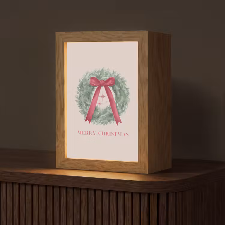 Gepersonaliseerde Lightbox - Winter - Kerst - Tekst