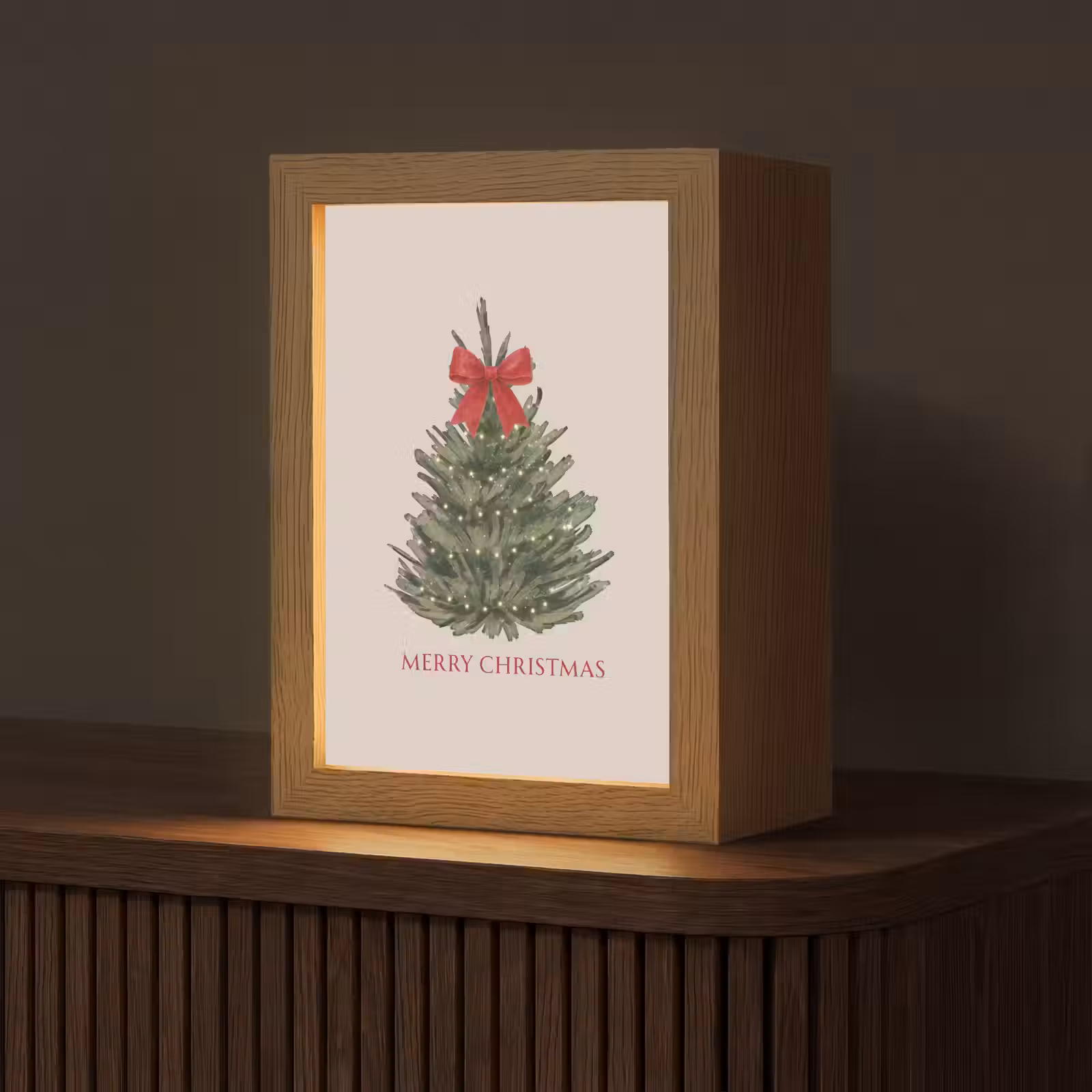Gepersonaliseerde Lightbox - Tekst - Kerst - Kerstboom — 1