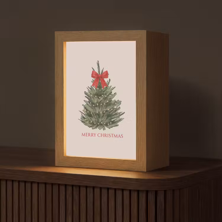 Gepersonaliseerde Lightbox - Tekst - Kerst - Kerstboom — 1