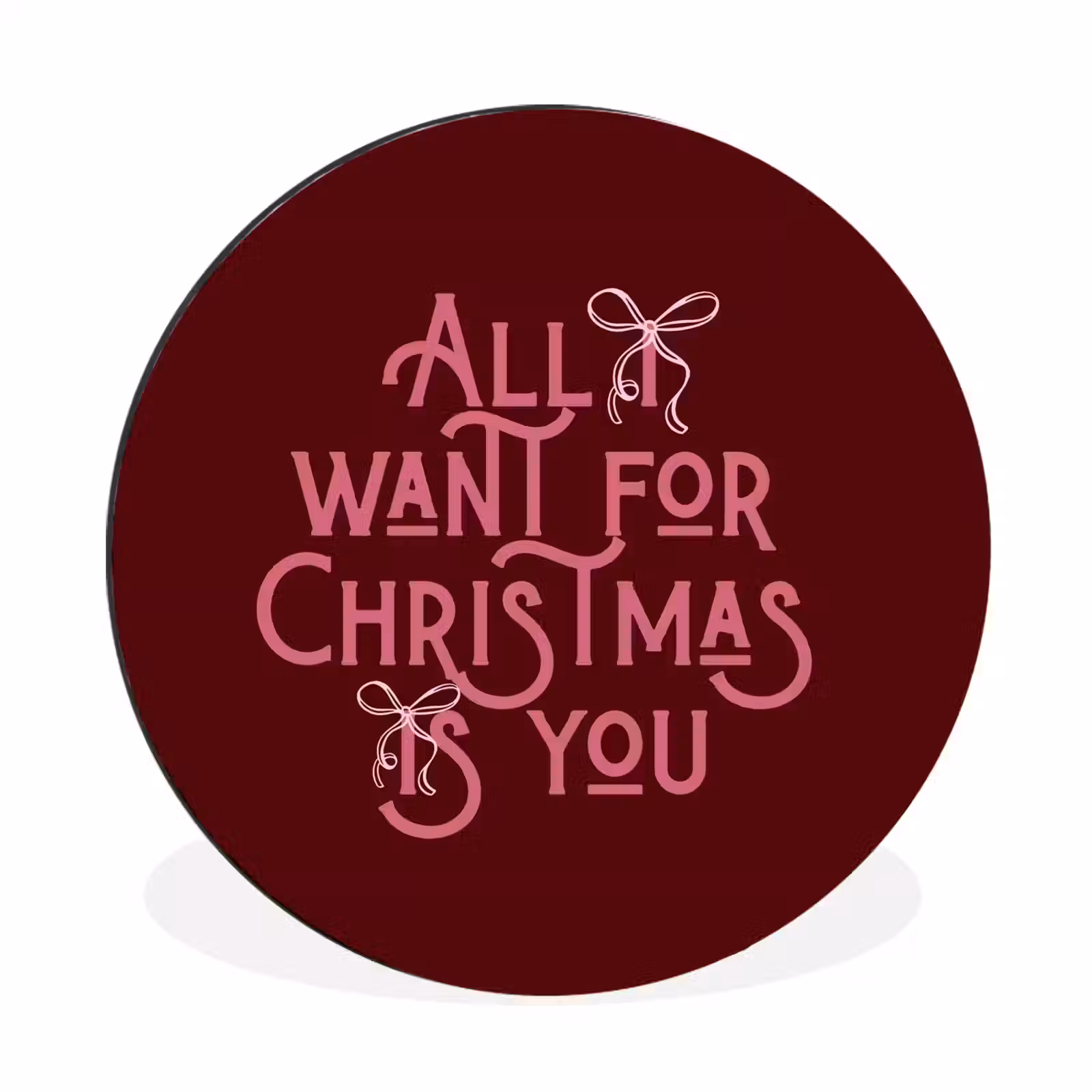 Tekst - Kerst - Rood - Roze — 1