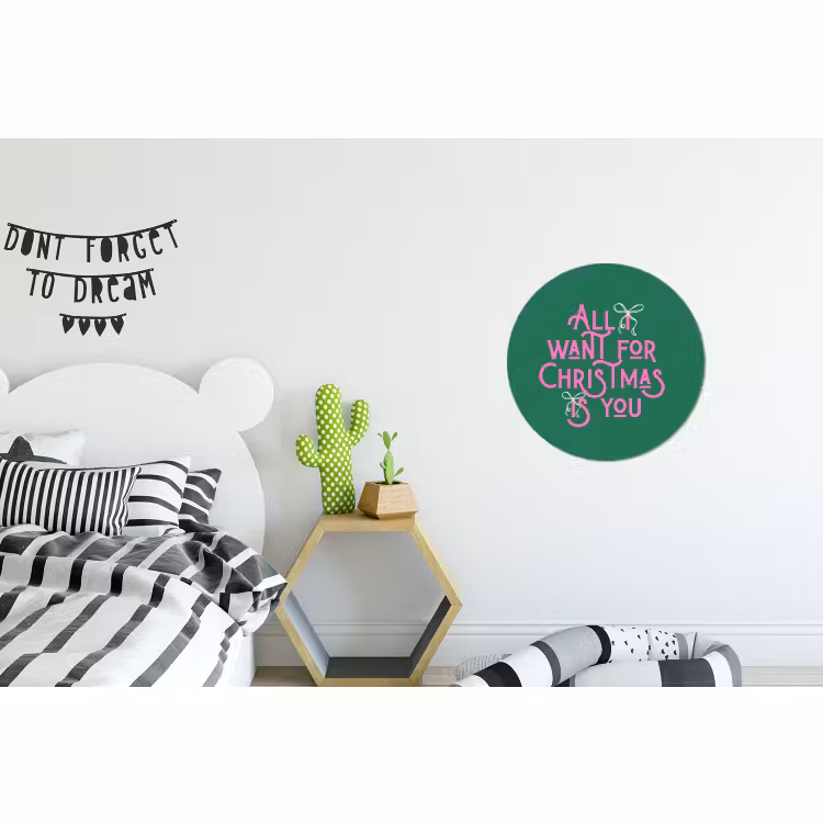 Kerst - Tekst - Roze - Groen — 5