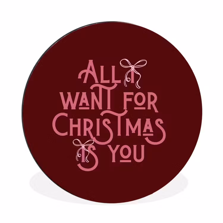 Tekst - Kerst - Rood - Roze