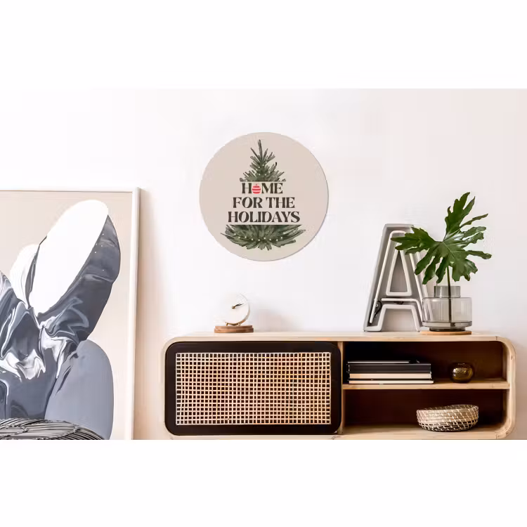 Kerst - Tekst - Kerstboom - Beige — 3