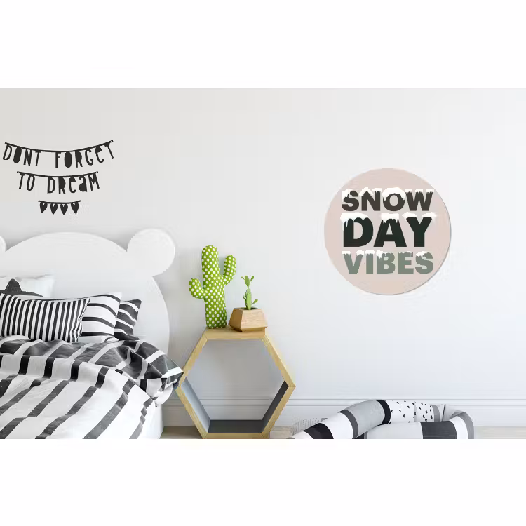 Sneeuw - Tekst - Kerst - Beige — 5