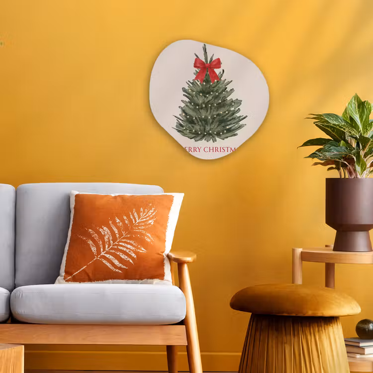 Organisch schilderij - Forex - Tekst - Kerst - Kerstboom — 3