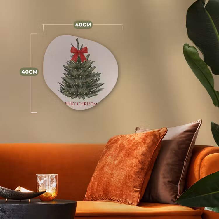 Organisch schilderij - Forex - Tekst - Kerst - Kerstboom — 4