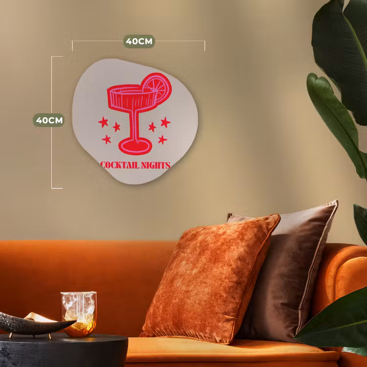 Organisch schilderij - Forex - Cocktail - Kerst - Beige - Roze — 4