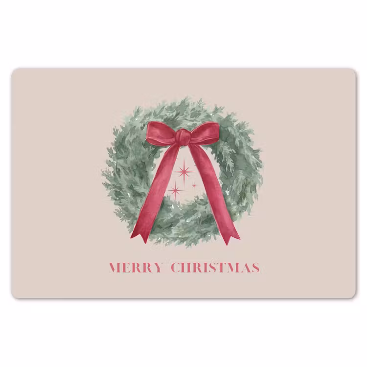 Placemat - 6 stuks - Winter - Kerst - Tekst — 7