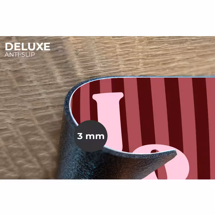 Placemat - 6 stuks - Joy - Kerst - Tekst - Roze — 4